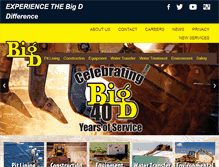 Tablet Screenshot of bigdco.com